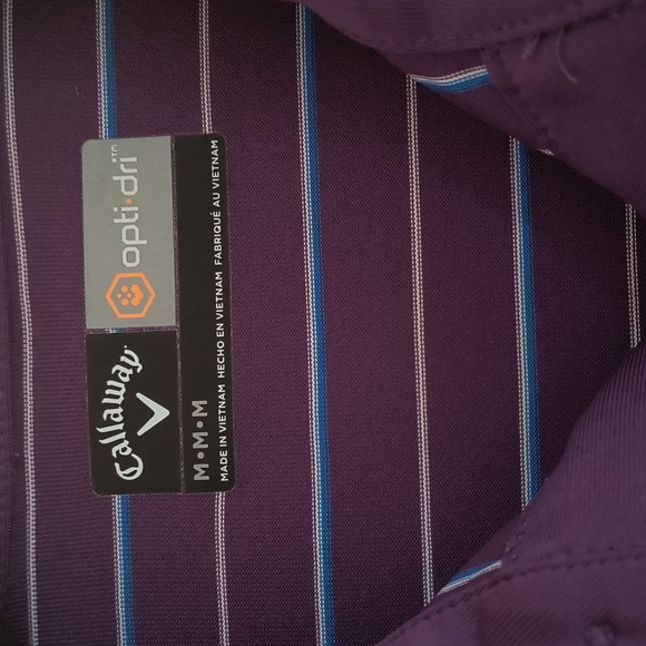 Callaway Opti-Dry Men's Medium Golf Shirt - Picture 3 of 4